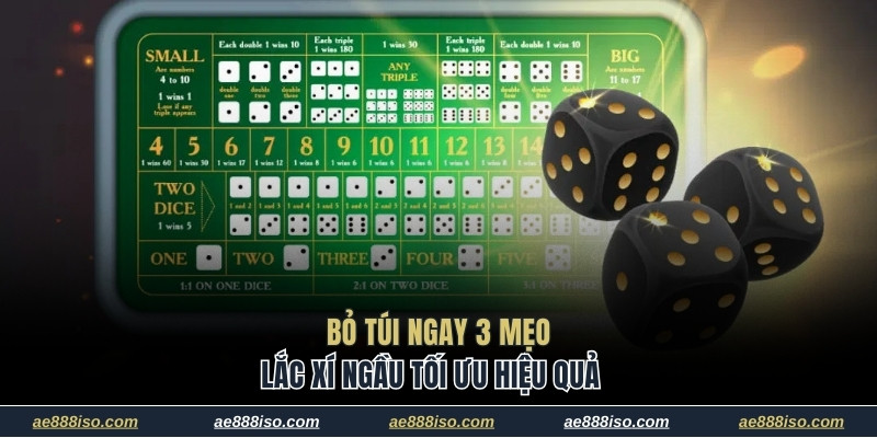 Bỏ túi ngay 3 mẹo lắc xí ngầu tối ưu hiệu quả